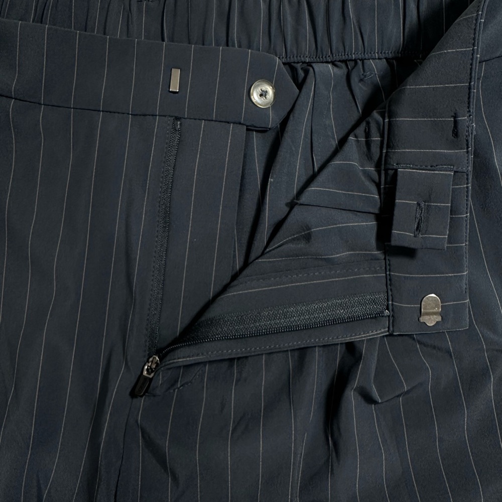 Vuori  Villa Wide-Leg Pinstripe Pants – Size M - Picture 6 of 11